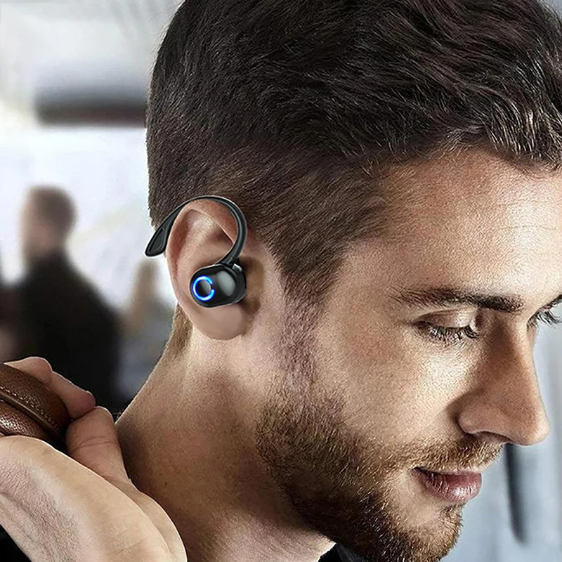 W6 سماعات بلوتوث لاسلكية ، الرياضة تشغيل سماعة ، سماعات أذن واحدة ، ستيريو HiFi ، الحد من الضوضاء ، والموسيقى