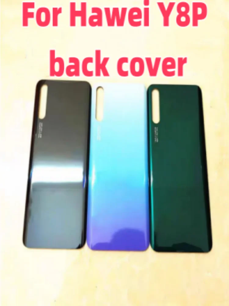 Back cover  For Huawei Y8P Battery Cover Back Glass Panel Rear Housing Door Case Replacemen