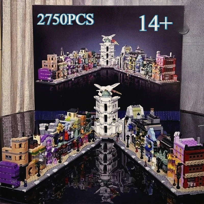 

In stock Classic Shop Building Blocks Model Bricks FIT 76444 Street View Assembly Christmas Birthday Gifts Home Decoration