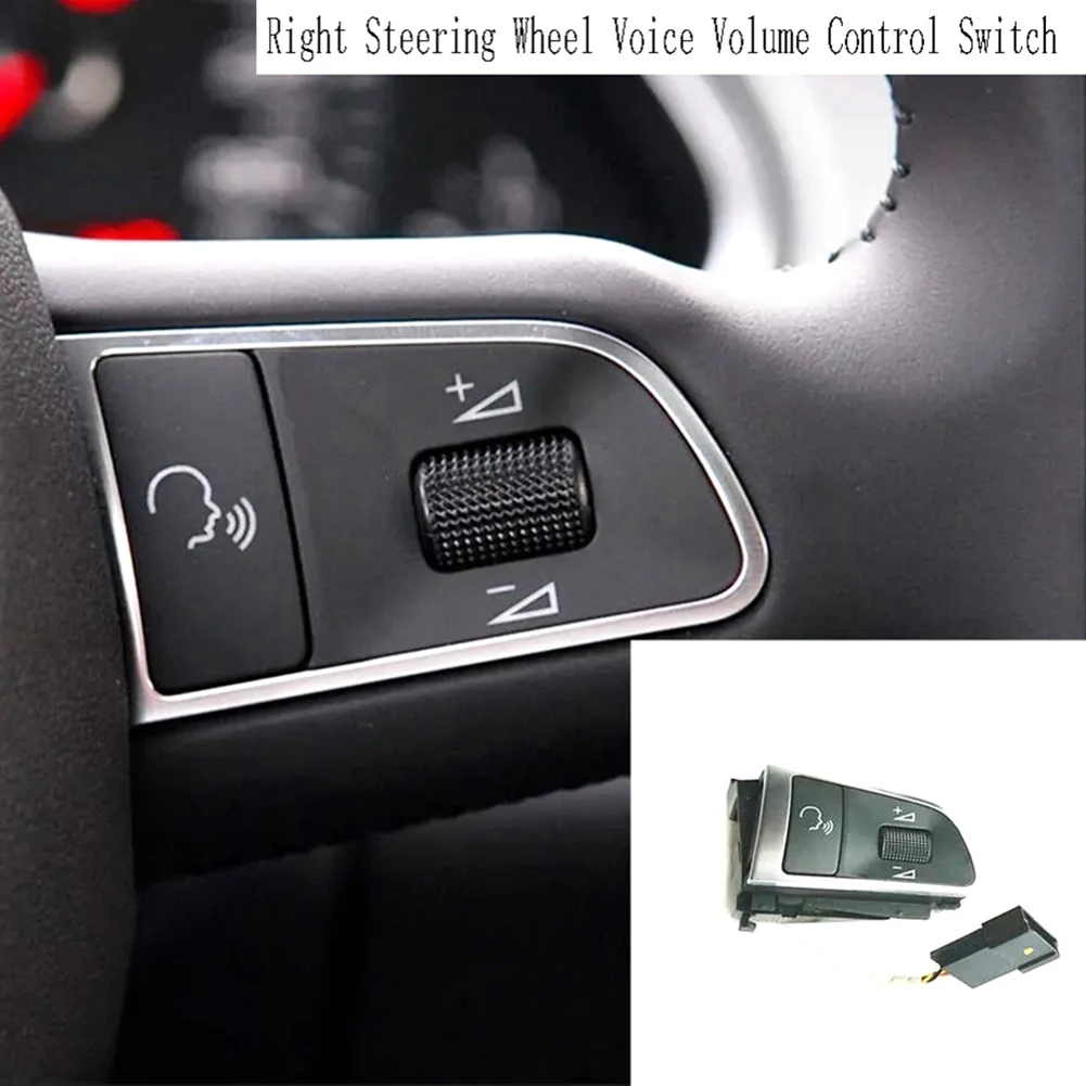 Right Steering Wheel Voice Volume Control Switch MFSW Control Switch for   Q5 Q7 A3 A4 A5 A8L A7 A6 LHD 4E0951527AE