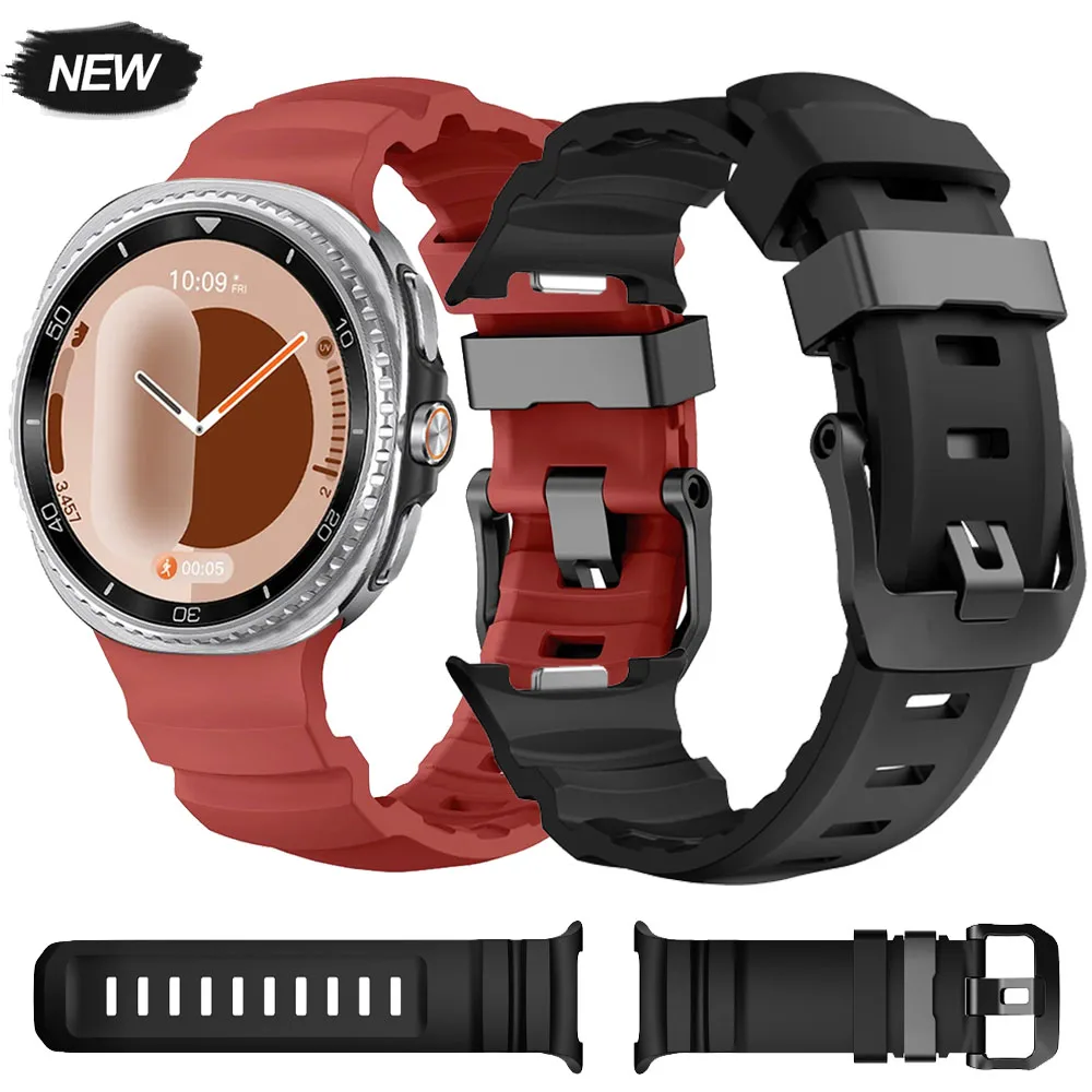 Trail Silikonband für Samsung Galaxy Watch 8 44 mm 40 mm Original bequemes Armband für Galaxy Watch 8 Classic 46 mm Armband