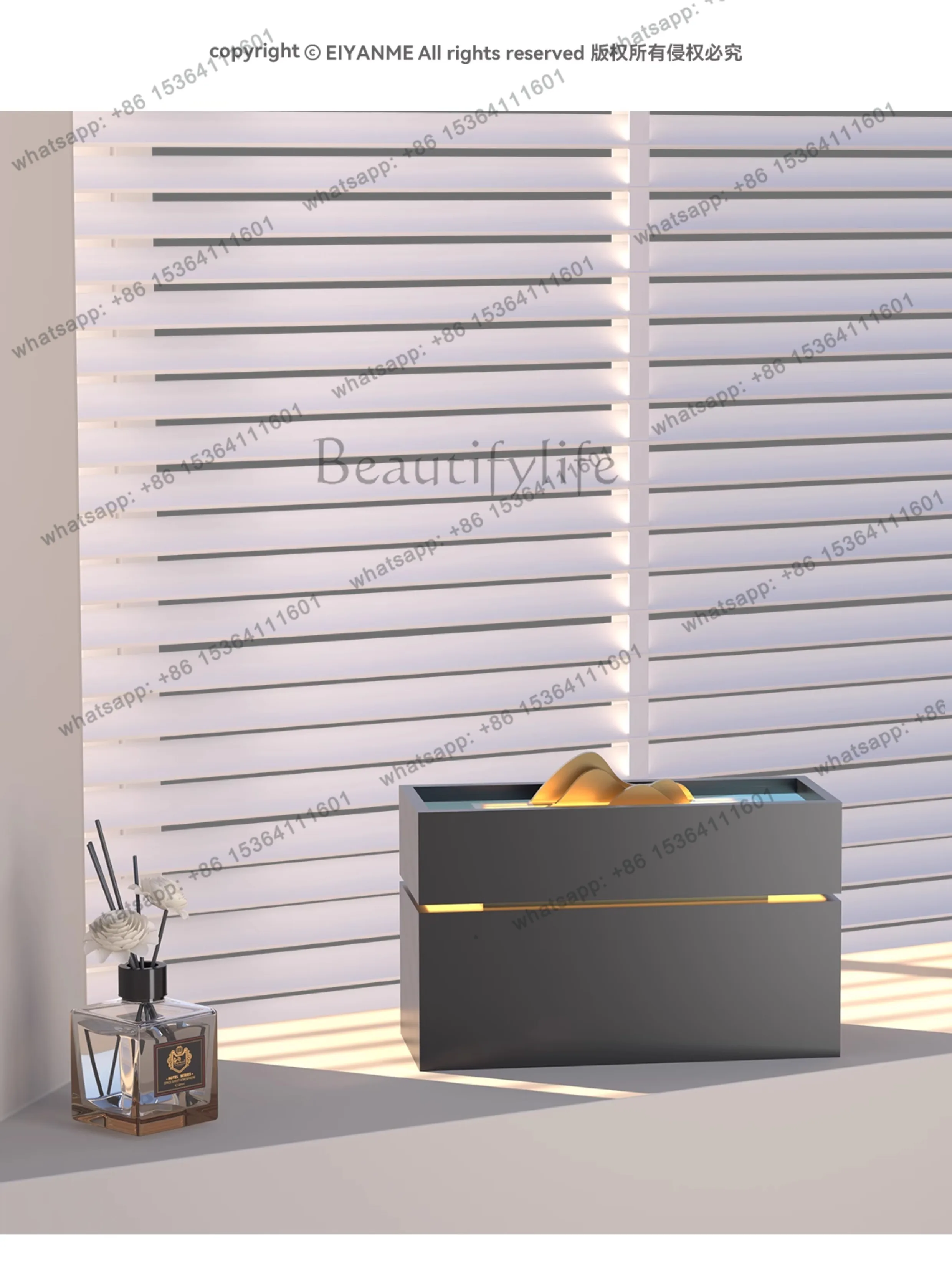 Hot Light luxury desktop running water ornament circulating modern living room lucky water landscape office water feature