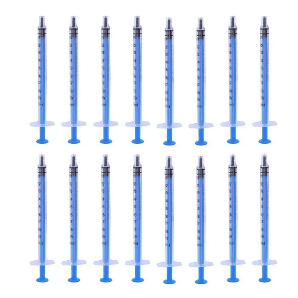 Jeringa de insulina para laboratorios científicos, 50 piezas, dispensadores de múltiples usos, herramientas de medición, 1ml