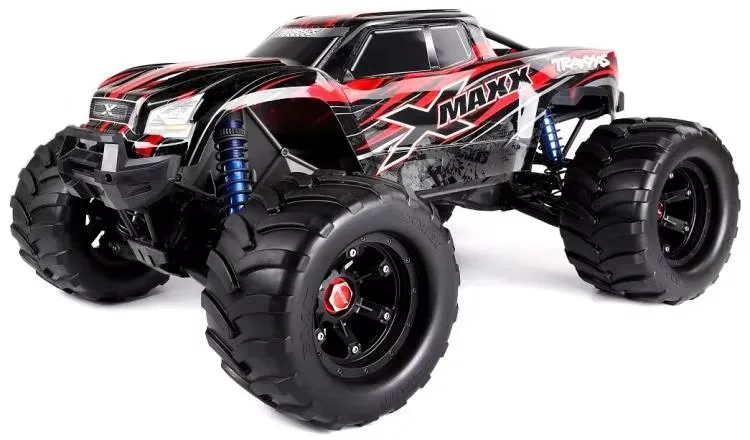 Widened and Thickened Wheel Assembly with CNC Fastening Nuts for TRAXXAS X-MAXX 220*120MM