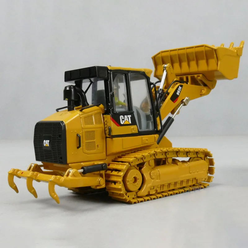 DM Diecast 1:50 Scale CAT977D 963K Bulldozer Forklift Engineering Vehicle Set Alloy Model 85559 Collection Souvenir Display