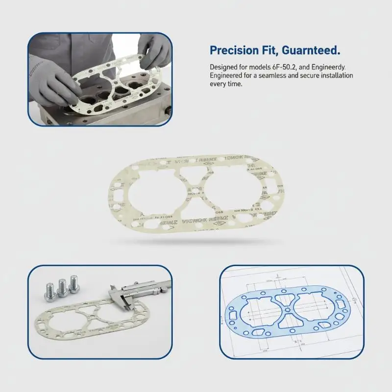 6F402 6F502 6F402Y Compressor Valve Plate Gasket Enhanced Durability for Commercial Cooling System MaintenanceHotsale