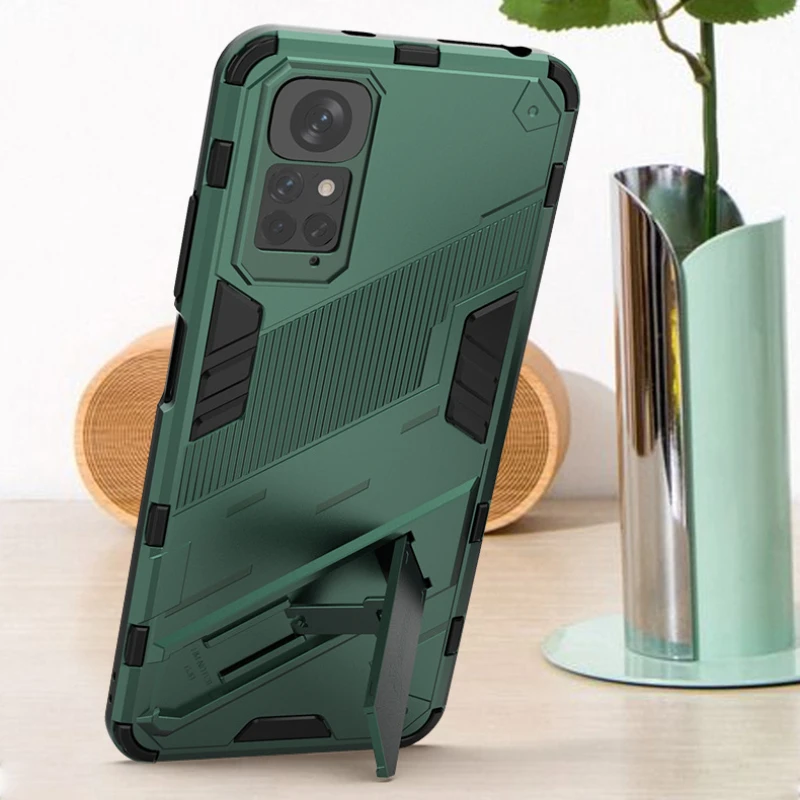 For Xiaomi Redmi 9 10 Prime 9 Power 9A 9C 9T 9i 10A 10X Case Shockproof Armor Back Cover Anti-Fall Protect Kickstand Coque Cases