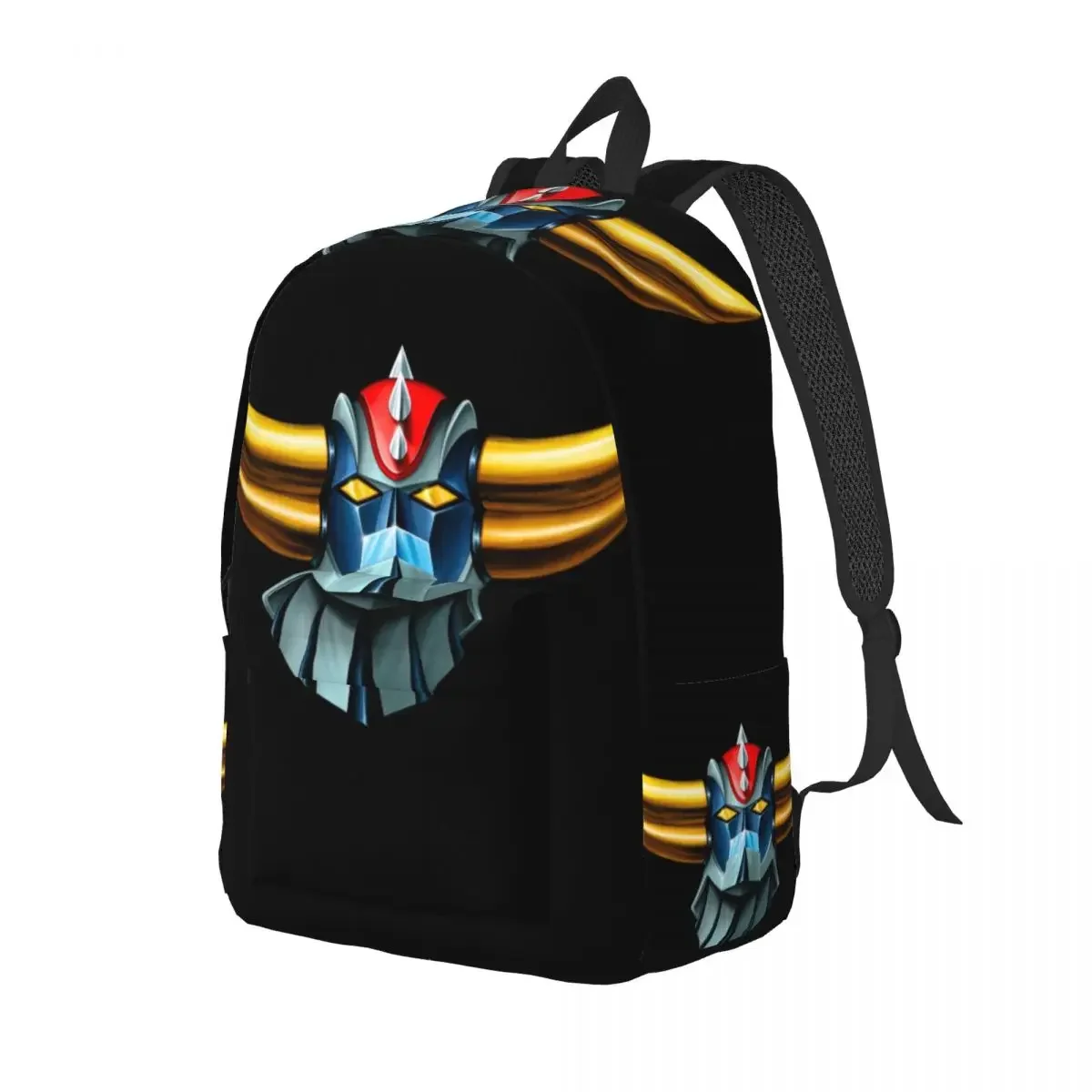 UFO Robot Grendizer Goldorak Travel Canvas Backpack Men Women School Laptop Bookbag Mazinger Z College Student Daypack Bags