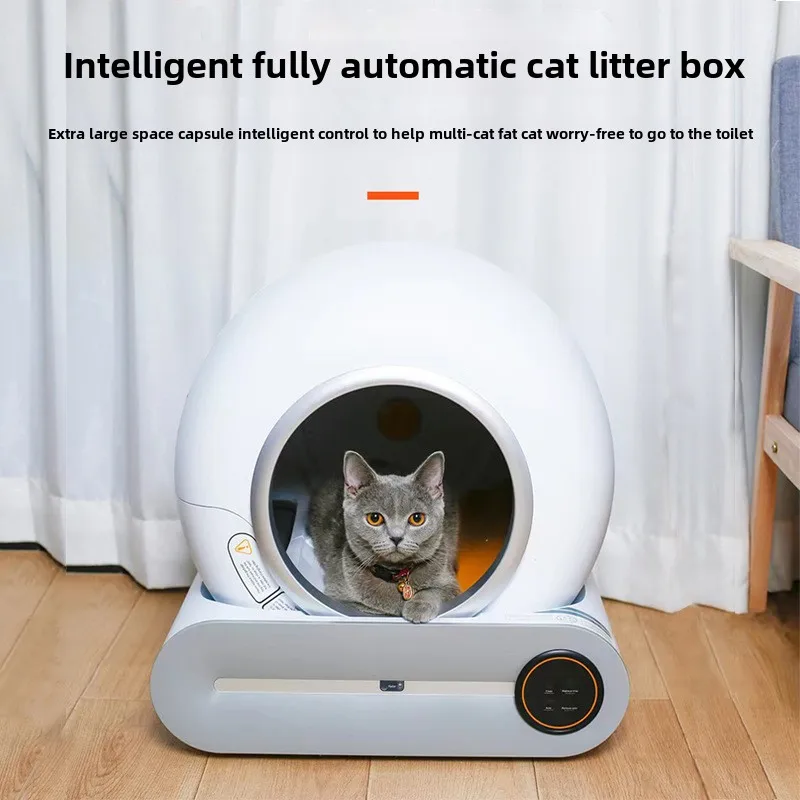 Pet Automatic Cat Litter Box Oversized Large-capacity Smart Pet Toilet Automatic Cleaning Cat Litter Box