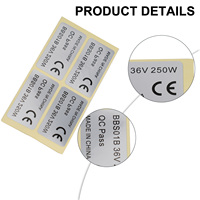 20 Pcs 45x23mm Ebike Electric Bicycle Sticker For BAFANG 36V 250W/48V 750W01/BBS SH Eight Direction Central Motor Sticker
