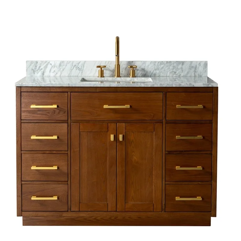 

48 inch classical style bathroom vanity wooden bathroom cabinet