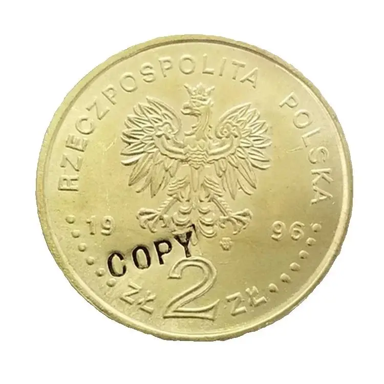 10 unidades/paquete 1548 - 1572 moneda de Polonia - Polaco de reyes y príncipes: Sigismund II Augustus Copia de monedas Challenge Coins monedas