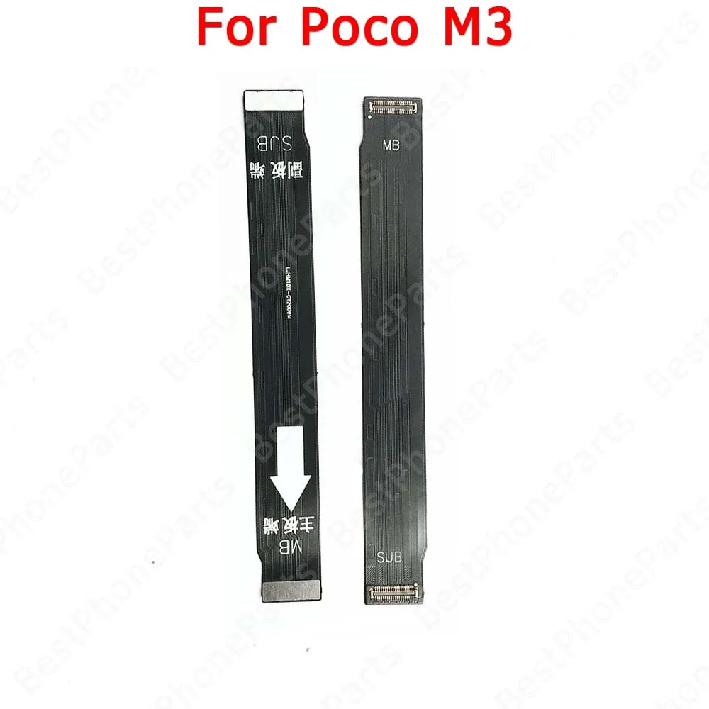 For Xiaomi Poco Phone F1 F2 F3 F4 GT M3 M4 Pro 5G X3 NFC X4 Spare Parts Motherboard Repair Main Board Replacement Flex Cable