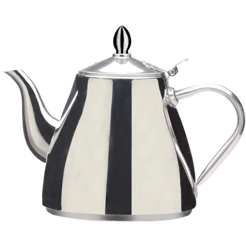 

1.5L Stainless Tea Pot Thicker Water Kettle With Filter Teapot Tea Kettle Silver For Induction Cooker