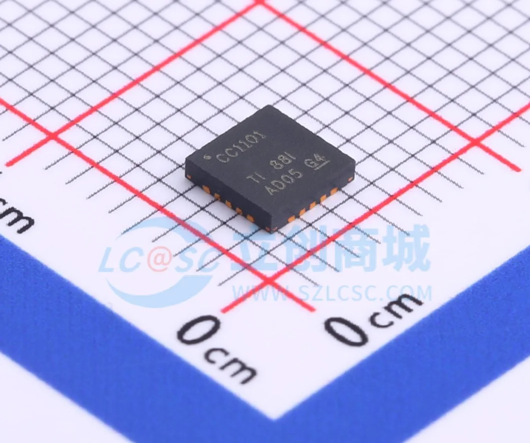 CC1101RGPR pacote, QFN-20-EP, 4x4, 100% original, produto genuíno, 10pcs