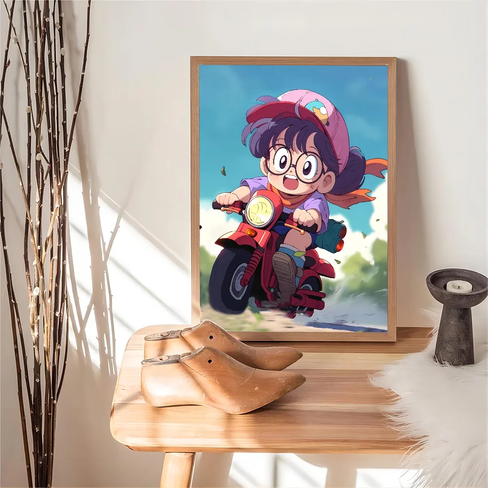 Cartoon Dr Slump Arale Whitepaper Poster HD Quality Poster Wall Art Painting Study Room Wall Decor