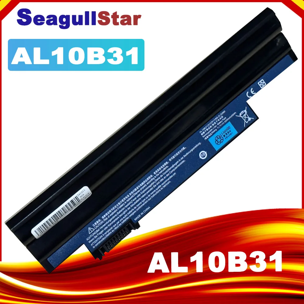 Laptop Battery D255 for Acer Aspire One D270 D260 522 722 AOD255 AOD257 AOD260 D255E D257 D257E E100 AL10A31 al10b31 Notebook