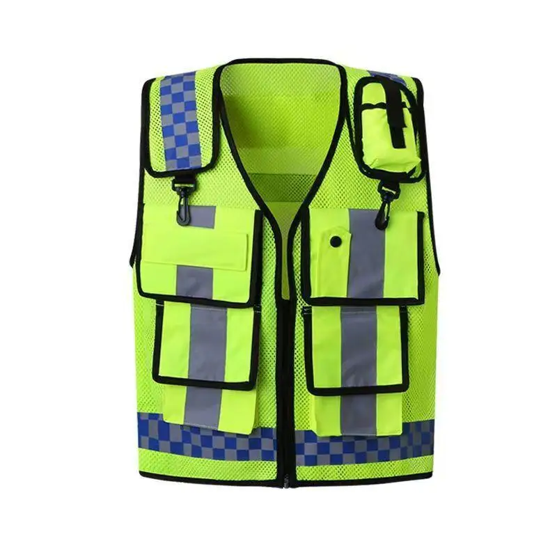 Adult men's and women's multifunctional multi pocket outdoor cycling vests