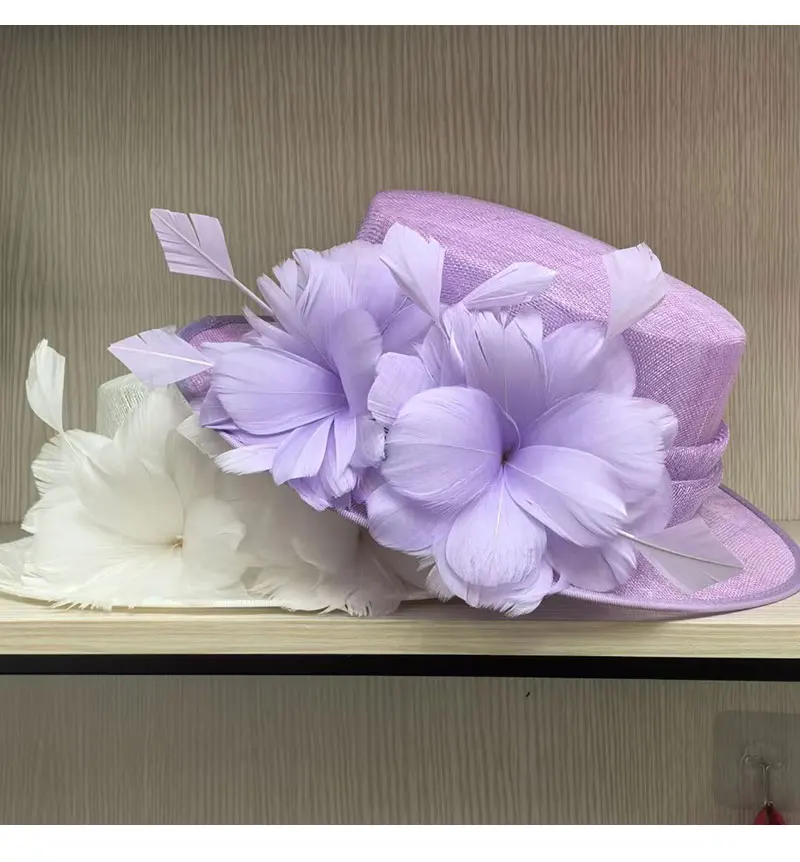 Frühling Sommer Mode Leinen Material Fischer Eimer Hut Für Frauen Bogen Dekoration Flache Top Fedora Hut Elegante Qualität Sonnenhut – Detail 2