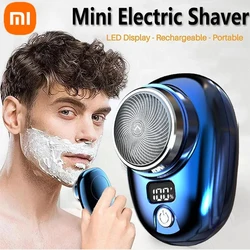 Xiaomi Herren-Elektrorasierer, USB-Aufladung, Mini-Taschen-Reiserasierer, bequem, einfach zu reisen, Bart, Körperhaarschneider, Taschenrasierer