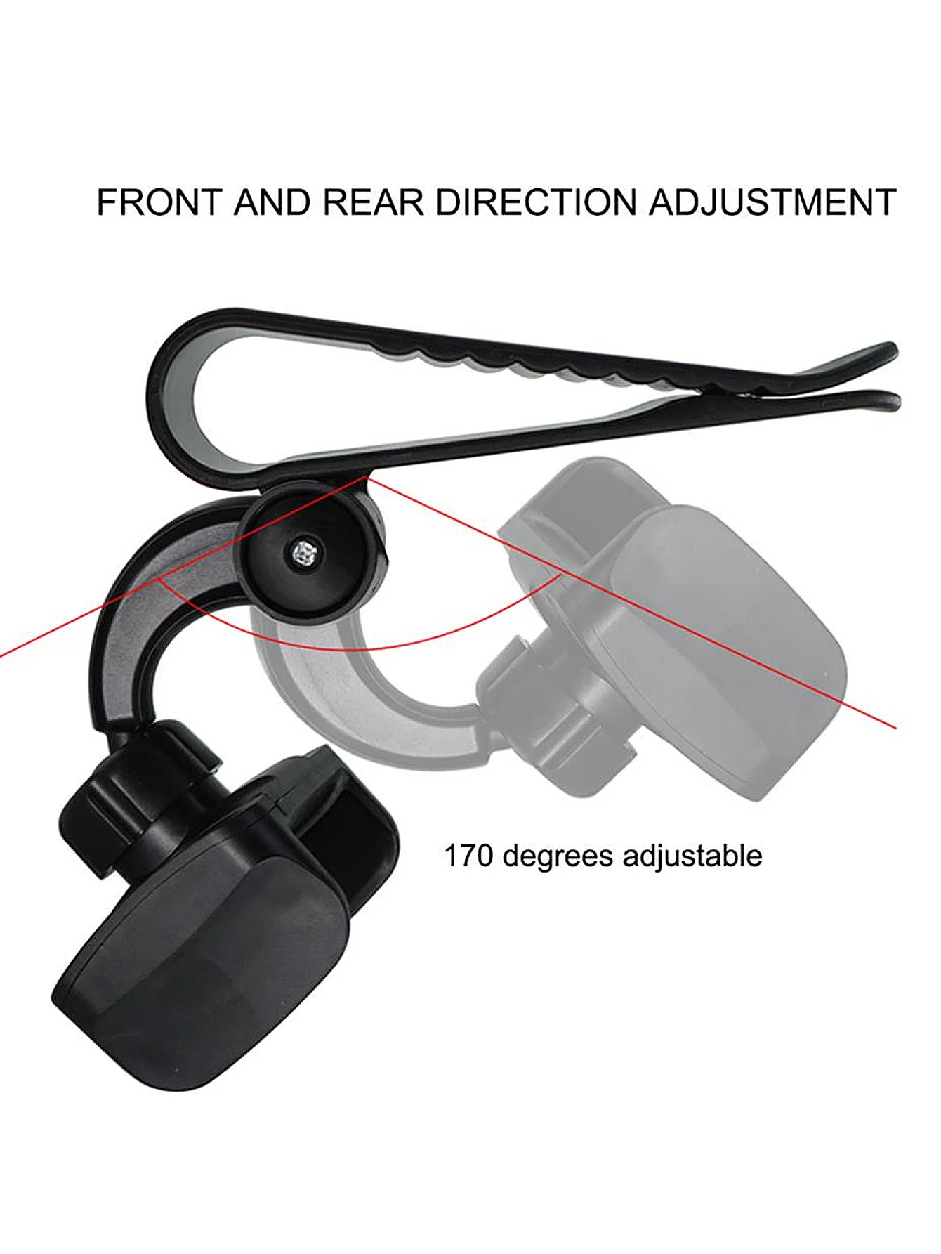 Car Sun Visor Navigation Mobile Phone Holder Car co Driver Baffle Clamp Rotation Car Phone Holder