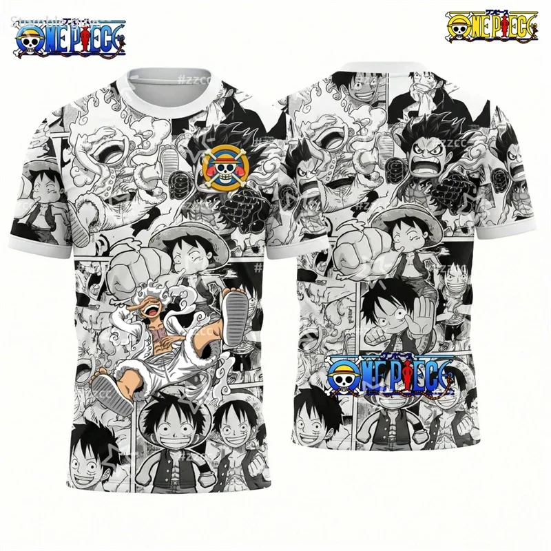 Herrenmode One Piece T-Shirt Katakuri Sweet General Print Jungenkleidung Mädchen Kurzarm Herren Jersey Leichtgewicht