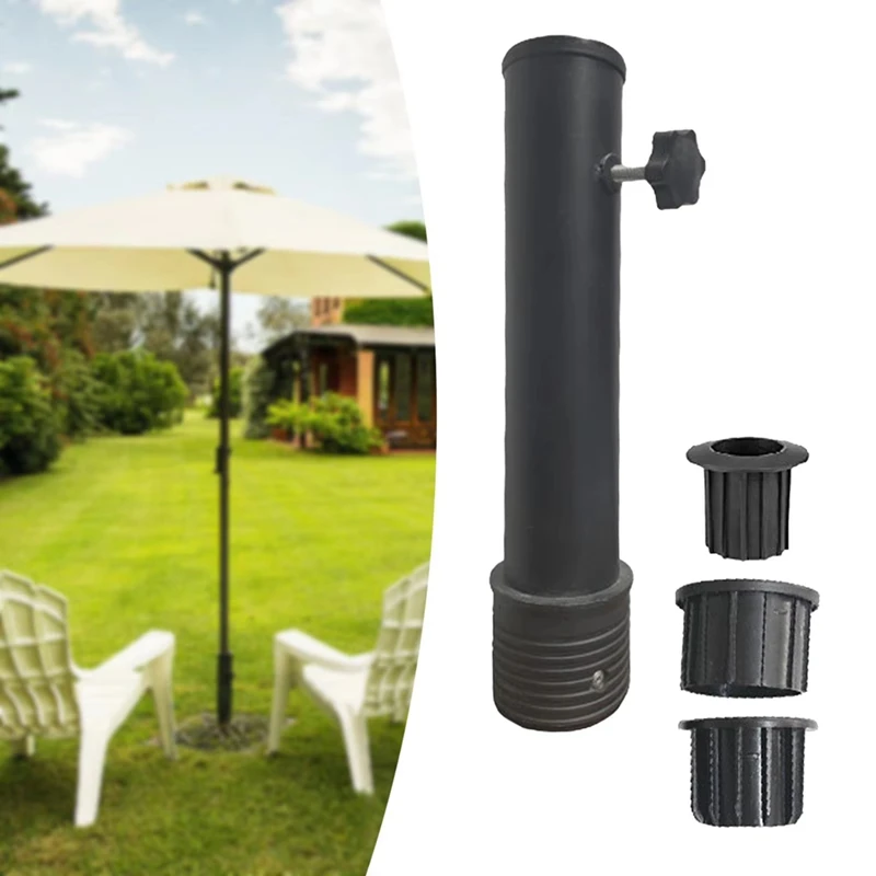 AT69-Soporte de tubo de montaje con abrazadera para sombrilla, Base de fijación para paraguas al aire libre, soporte para paraguas de montaje en cubierta, accesorios para paraguas de Patio