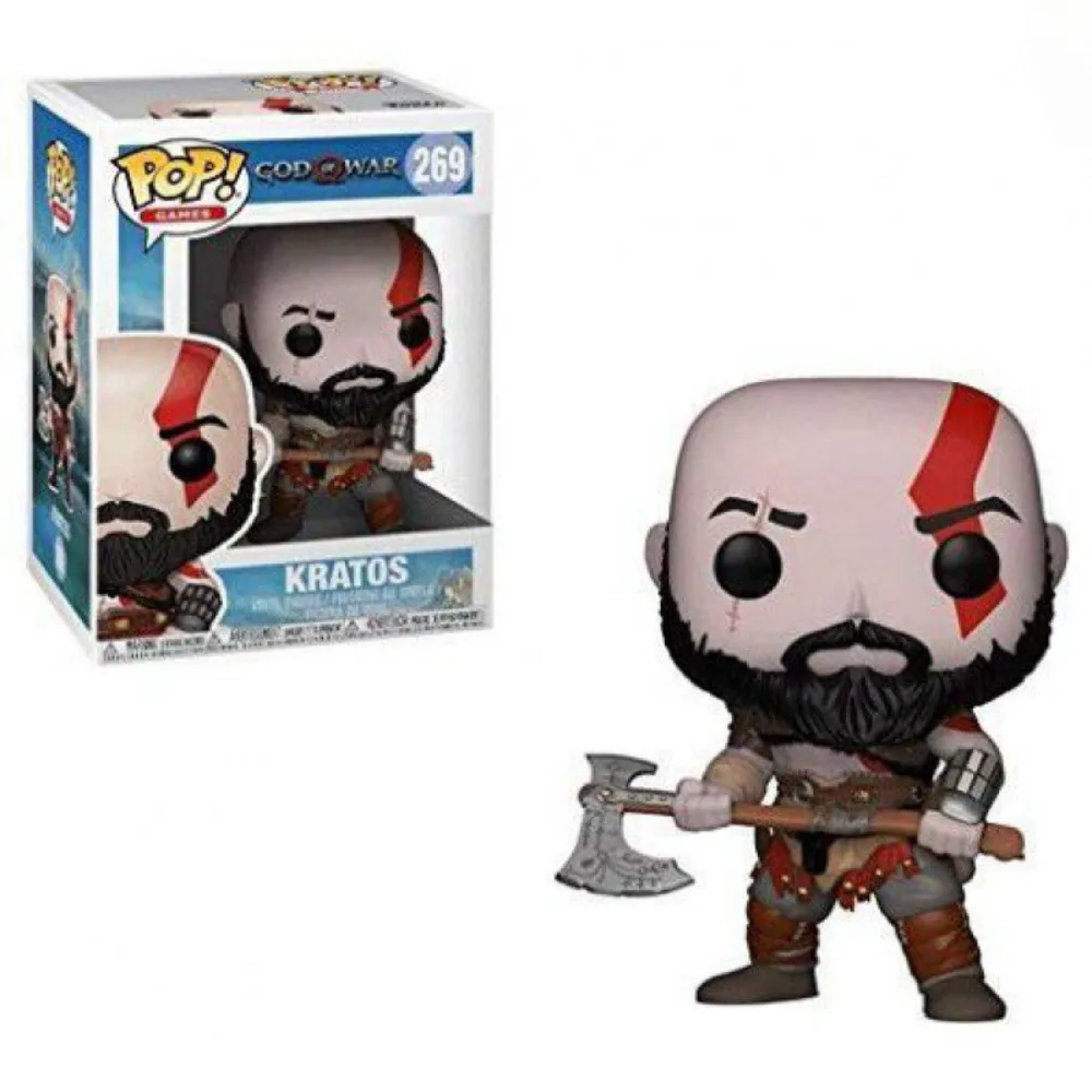 Funko POP God of War Action Toy Figures Action Role Playing Game Kratos Anime Model Ornament Decoration Doll Kid Birthday Gift