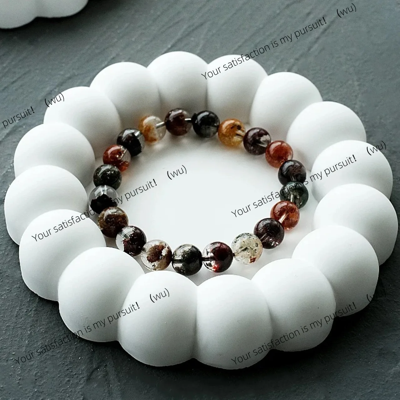 Jewelry display stand creative white plaster cheese crimping plate bracelet jewelry storage display photo props