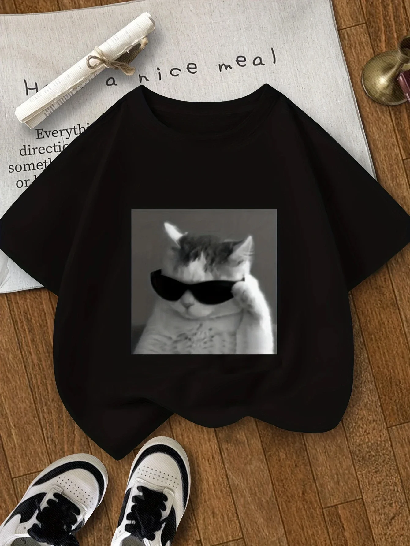 

Women's Plus Size T-shirt Graphic Short Sleeve Clothing Top, Loose and Casual, Soft and Comfortable Breathable, Outdoor Sports