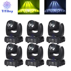 TiTiboy Spot Light Moving Head Beam 2r 100W LED Stage Pattern Light DMX Control with 8 Rotating Prism Super Bright DJ Disco