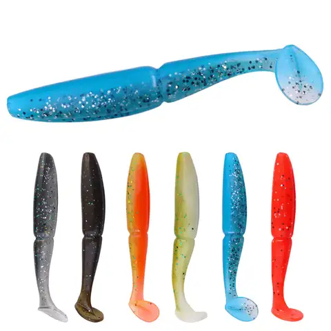 5pcs/ Pesca Fishing Lures Leurre Souple Soft Bass Silicone Bait Isca Artificial Fishing Wobbler 10cm/10g