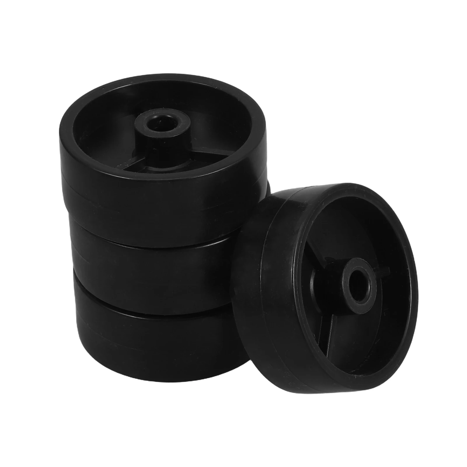 

4Pcs Outdoor Heater Wheels Heavy Duty Plastic Casters for Patio Heater Easy to Move Replacement Parts Compatible with Gas