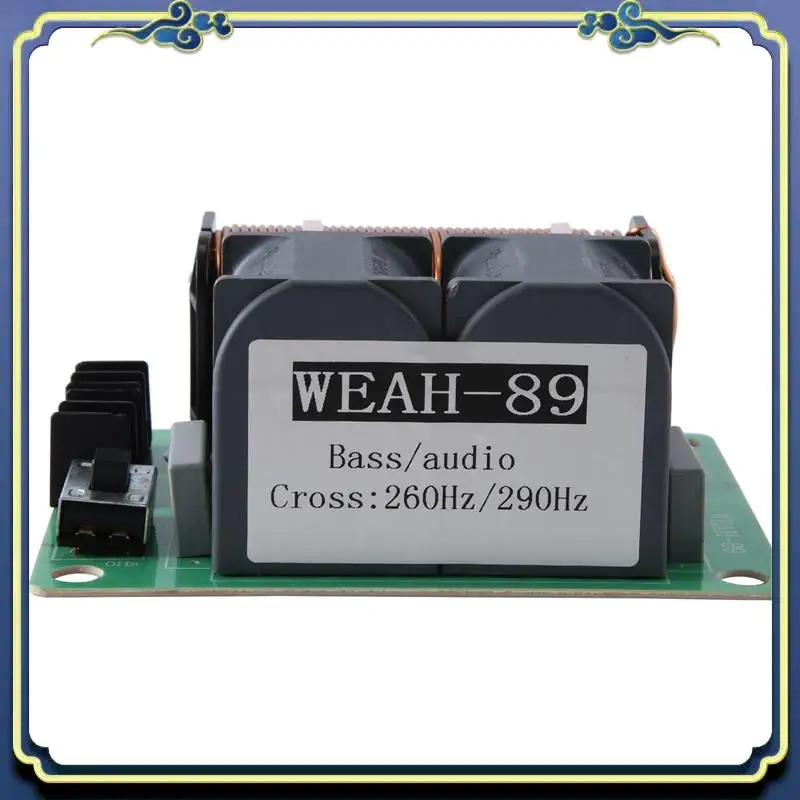 Portable 2X 1500W High-Power Pure Bass Crossover Subwoofer Speaker Modification Upgrade Adjustable Frequency Point