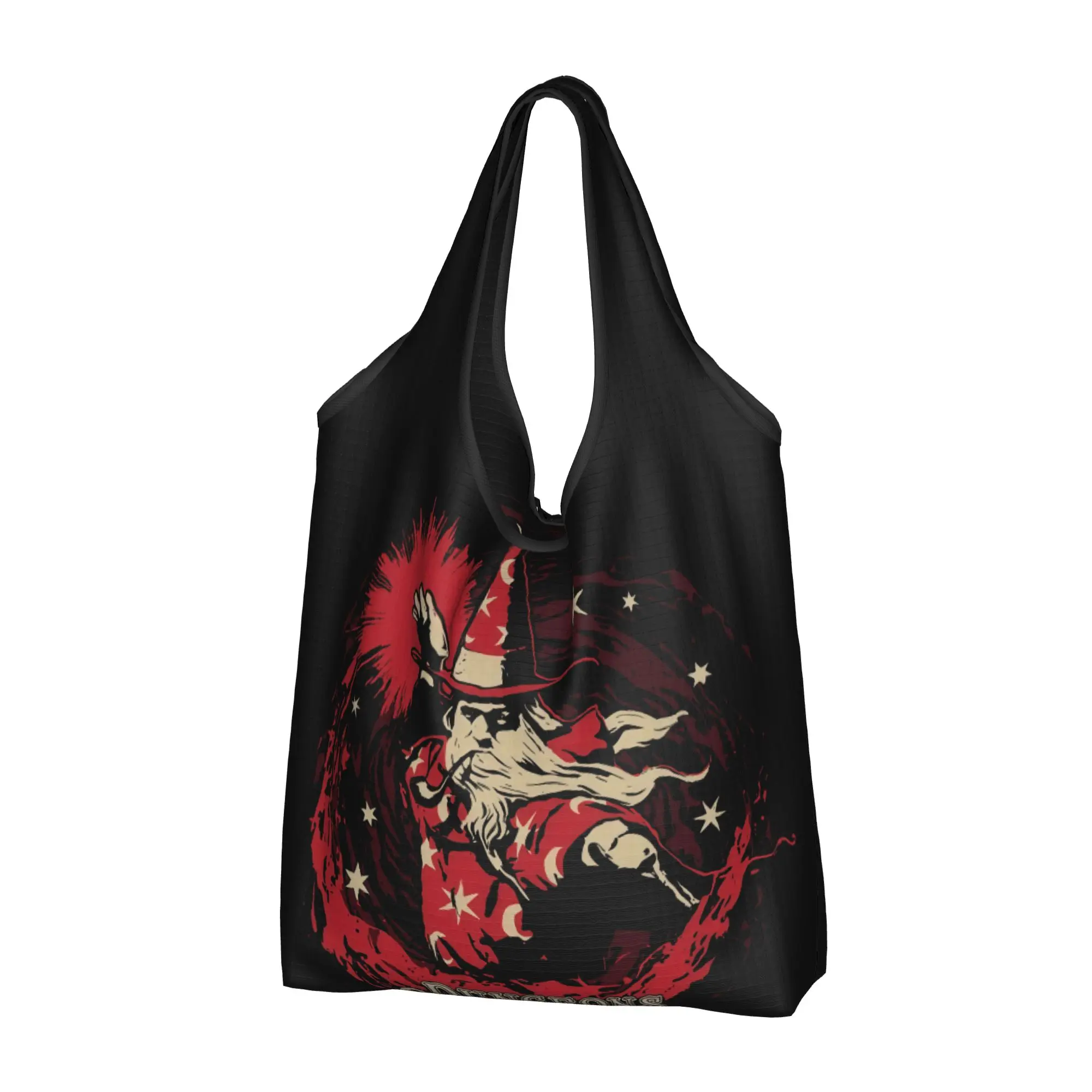 Dungeons & Dragons D&D Fantasy Role Playing Game  Groceries Shopping Bags Funny Shopper Tote Shoulder Bag Big Capacity  Handbag