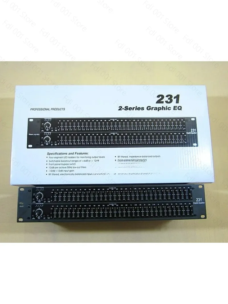 231/231S double 31 segment 2U professional stage performance home equalizer factory direct sales