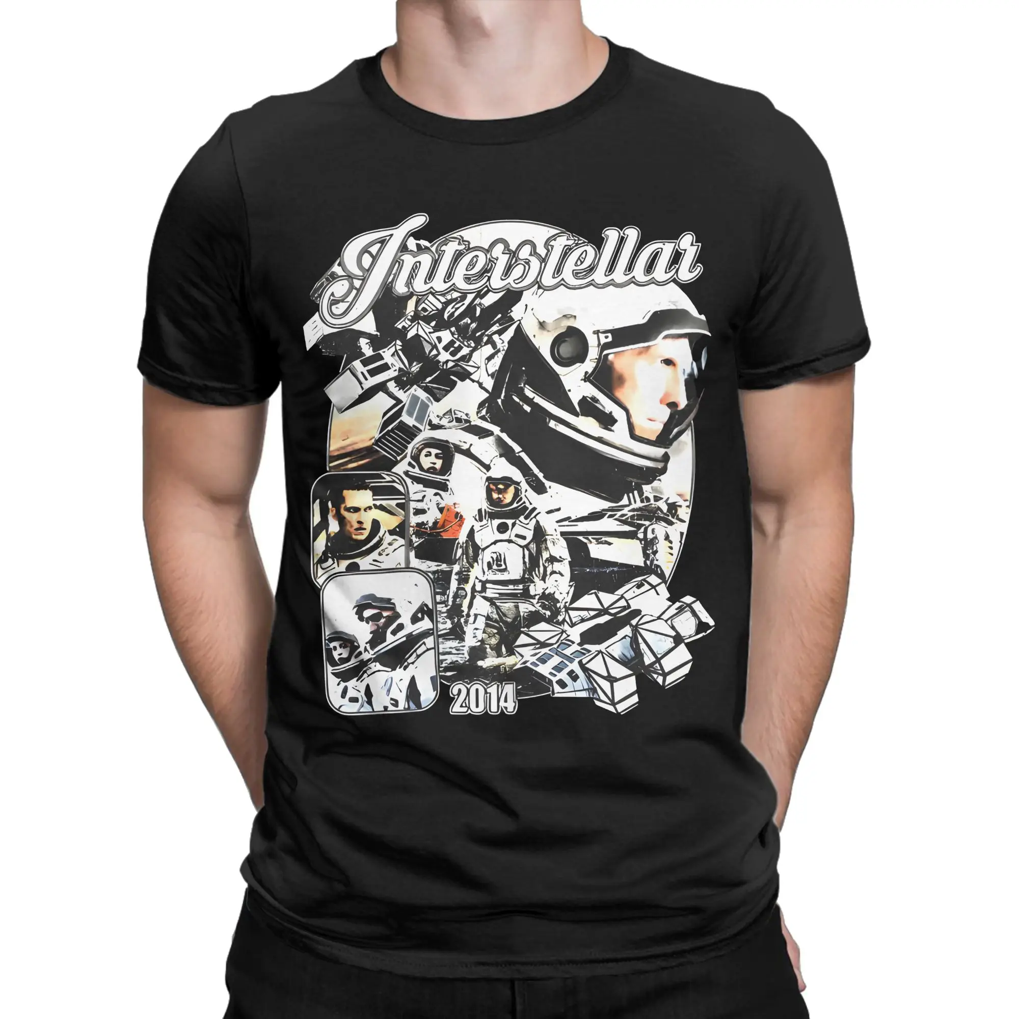 Men Women Graphic Printed  Interstellars  Tee T Shirt Pure Cotton  T-shirts Clothes