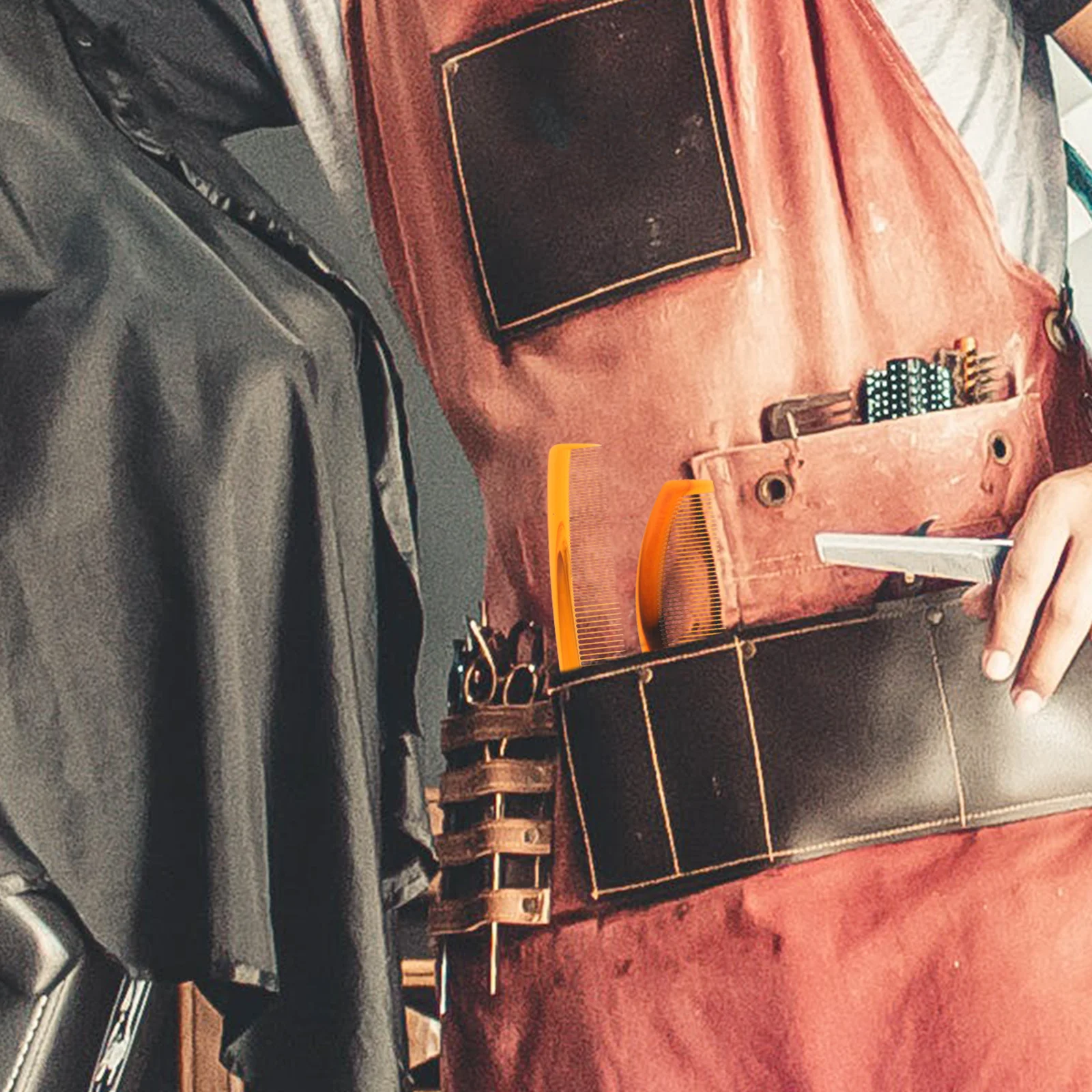 

5Pcs Massage Comb Set Anti Static Detangling Combs for Curly Wet Hair Styling Professional Plastic Hair Comb Bulk Pack