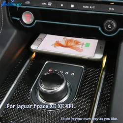 Car wireless charging for jaguar f pace XE XF XFL 2016 2017 2018 phone charger holder quick charge accessories interior trim