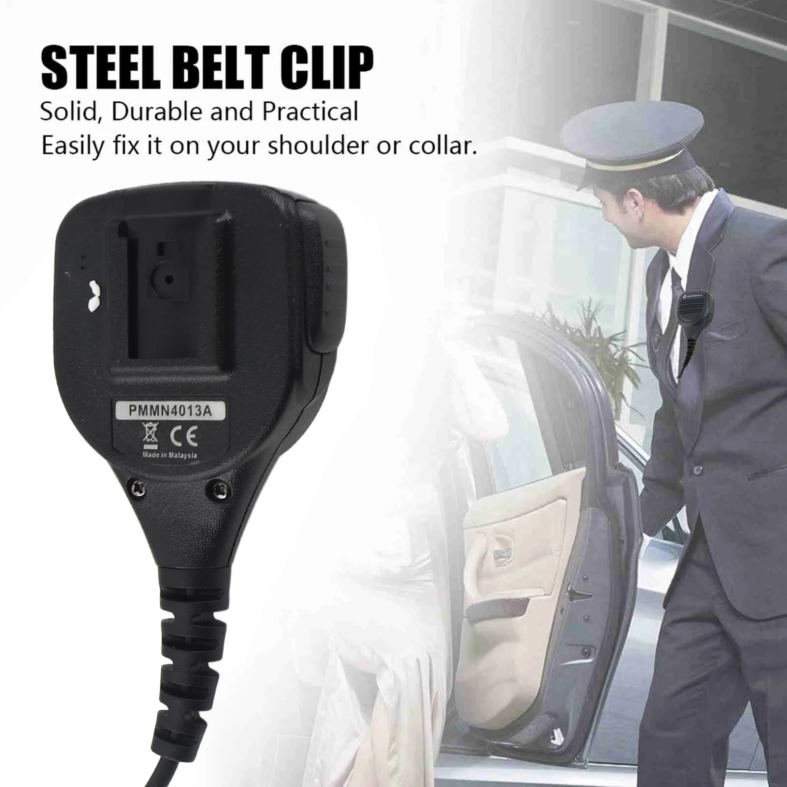 

Разъем для наушников 3,5 мм, динамик, микрофон, рация, радио, ручной микрофон со стальным зажимом для ремня, радиодинамик, микрофон, ручной микрофон