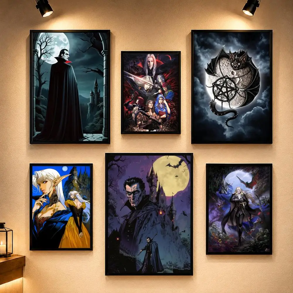 Vampire Knight Classic Vintage Poster Vintage Retro Anime Poster Stickers Peel and Stick Wall Art Home Decor