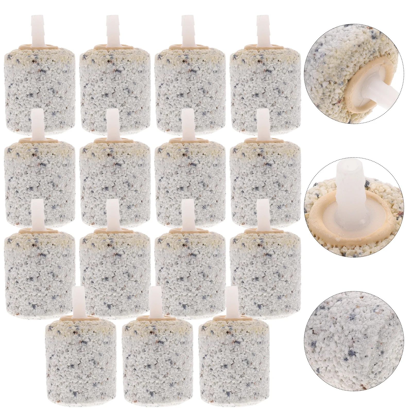 

15Pcs Bubble Stone Cylinders Aquarium Air Stones Fish Tank Diffuser Oxygen Pump Accessories Regulator Aquarium