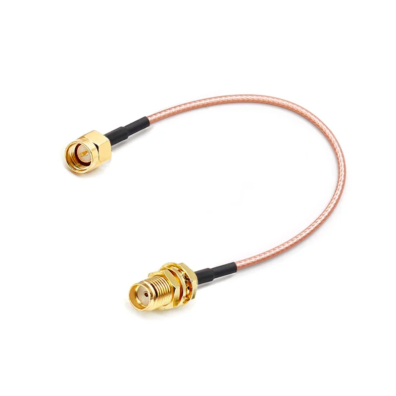 SMA Male to SMA Female/Male Nut Bulkhead Connector RG316 Coaxial Extension Cable RF Jumper Pigtail 5CM-3M for RF Applications