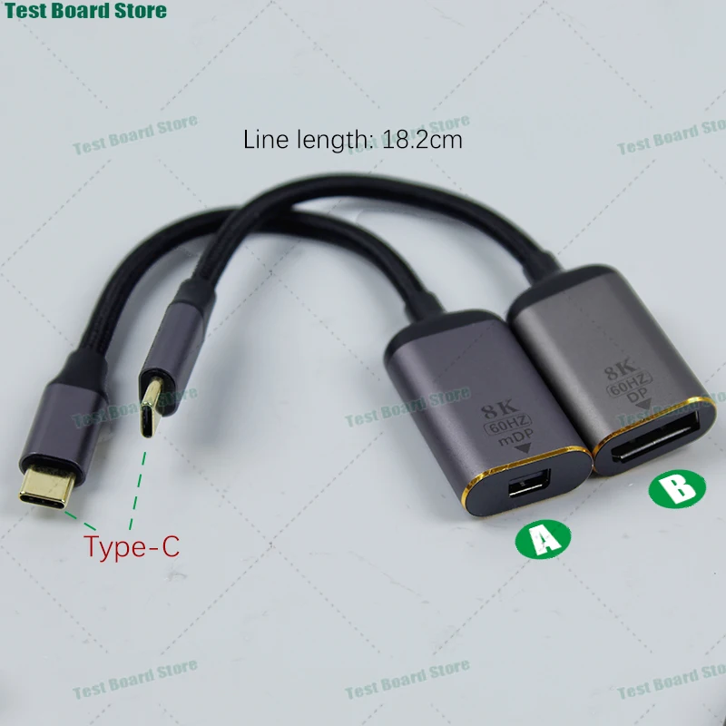 

1Pce 8K@60HZ Type-C to DP adapter cable C-to-DP expansion cable for laptop MacBook Pro/Air PS5 Galaxy Switch PS5 iPad