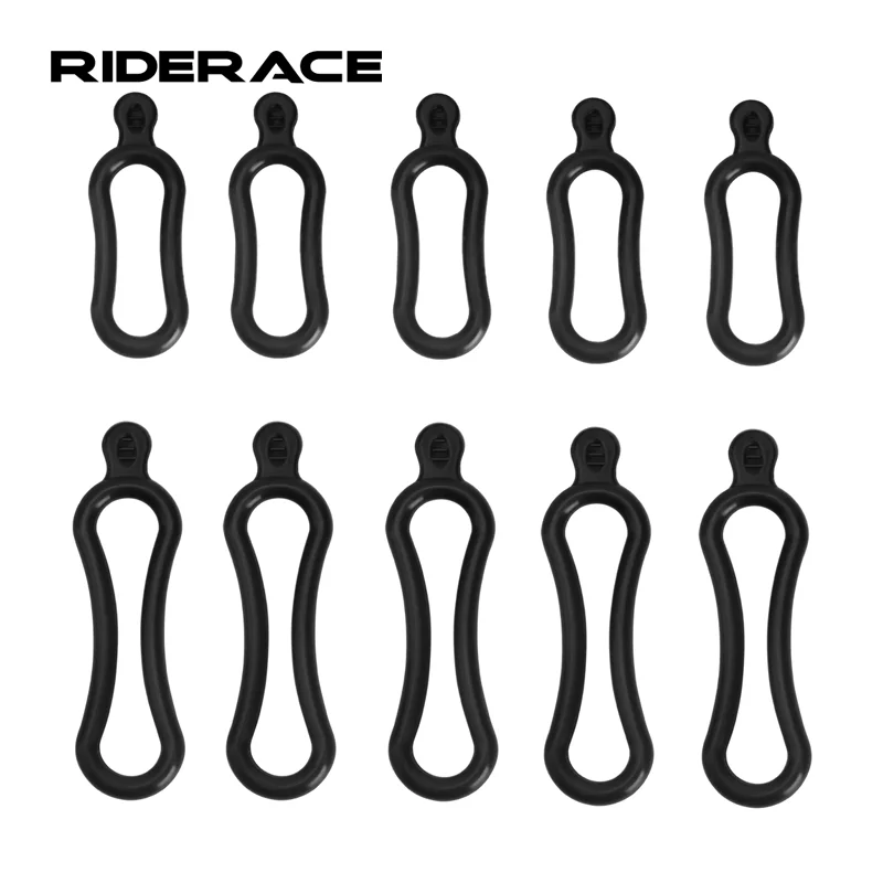 RIDERACE Bike Rubber Mount Band Bicycle Headlight Rear Lamp T6 L2 Q5 Handlebar LED Torch Holder Install Parts Light Strap