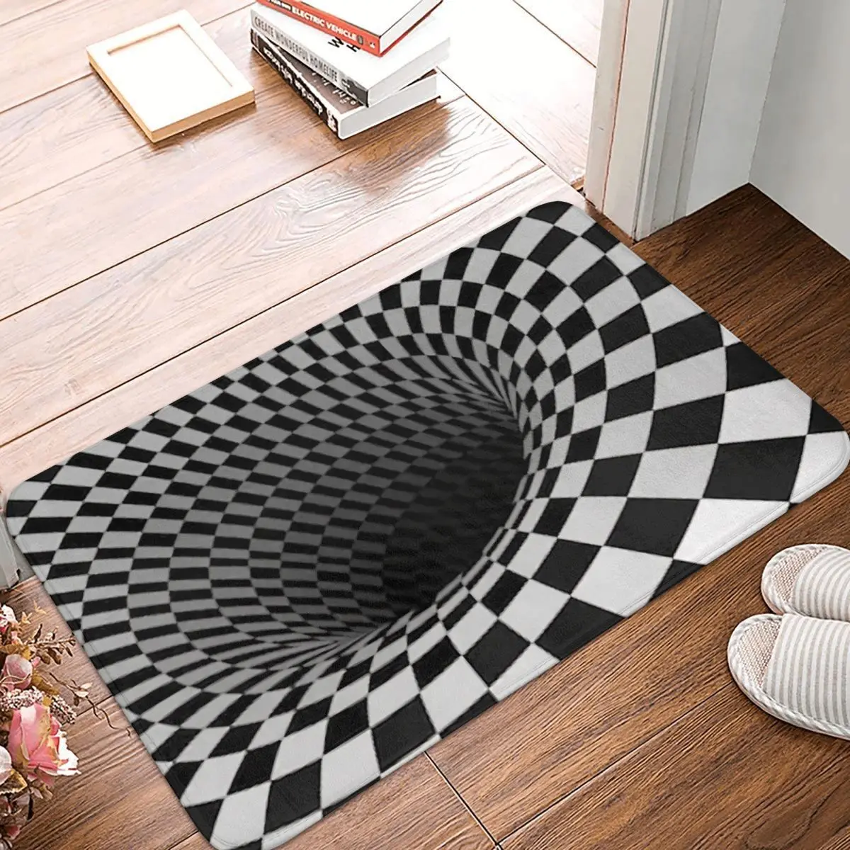 House entrance carpets Anime pattern Home doormat entrance Room Bath mat Foot mat bathroom non-slip Kitchen water absorption mat