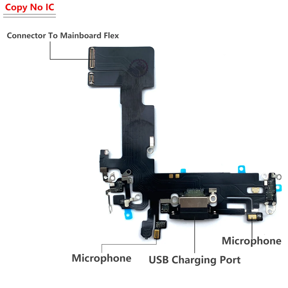 10 Pcs For IPhone 13 USB Charging Port Dock Connector Flex Cable For IPhone 13 Pro Dock Charger Flex Replacement Parts