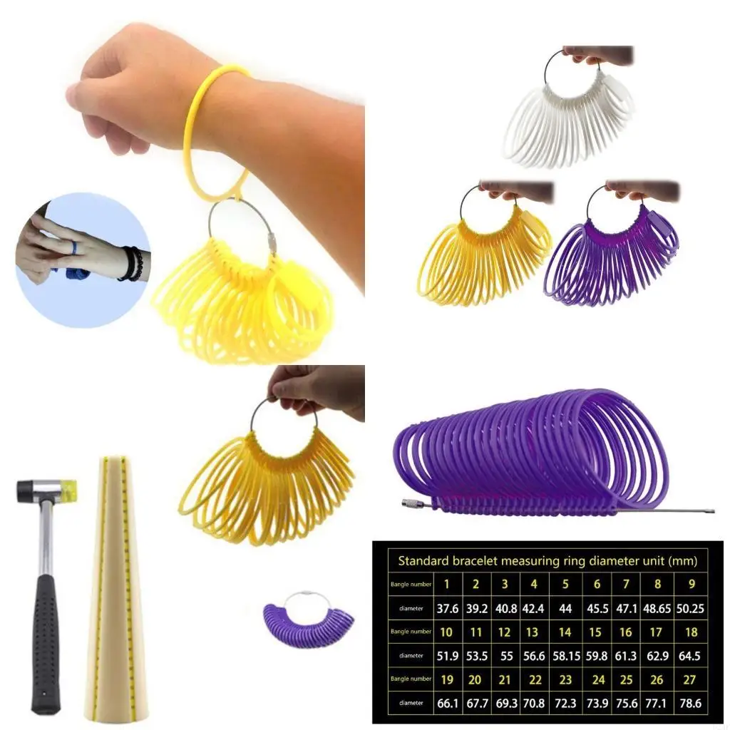 

Набор для измерения размера браслета, набор для измерения запястья, пластиковый набор для измерения размера браслета