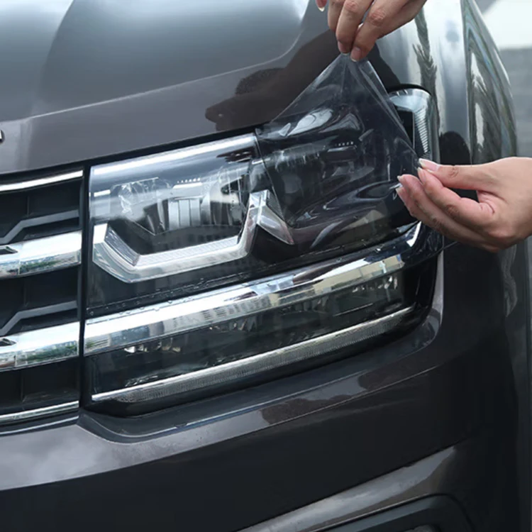 

NKODA 0.75*5M 8mil Auto Repair Supplier Tpu Cheap ROLL protection Lamp Sticker Ppf Headlight Smoke protection Car Film