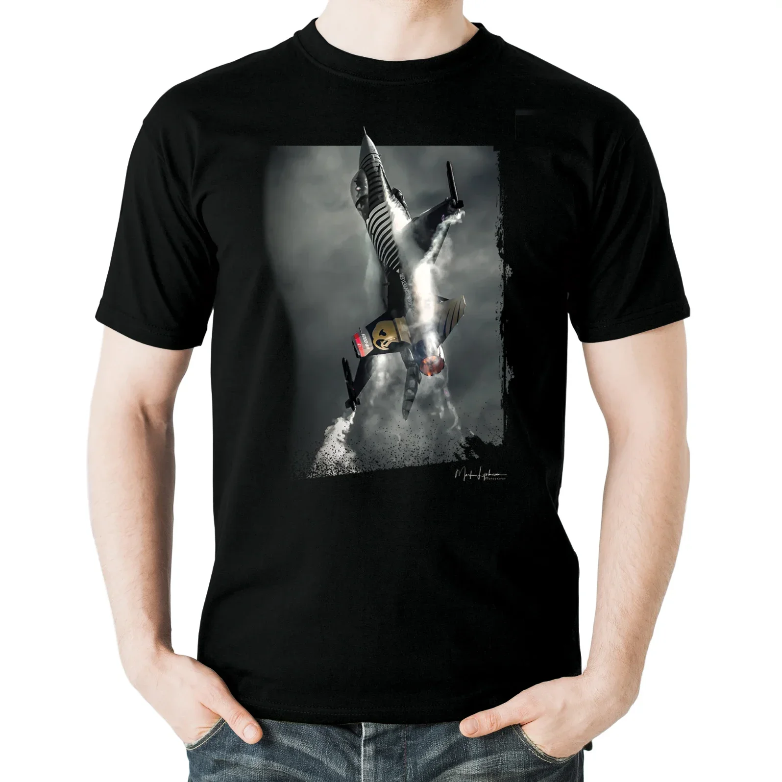 Camiseta del equipo de exhibición de la Fuerza Aérea turca F-16 Fighting Falcon Fighter. Camiseta de algodón de primera calidad con cuello redondo y manga corta para hombre, nueva S-3XL